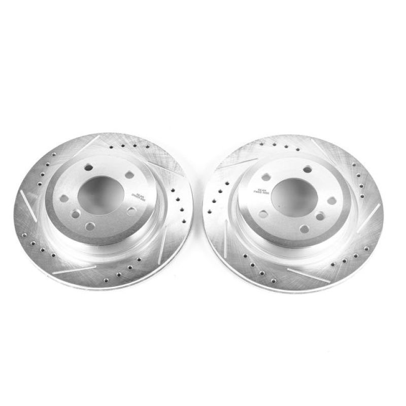 PowerStop Power Stop 09-16 BMW Z4 Rear Evolution Drilled & Slotted Rotors – Pair