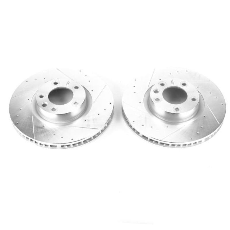 PowerStop Power Stop 11-18 Porsche Cayenne Front Evolution Drilled & Slotted Rotors – Pair