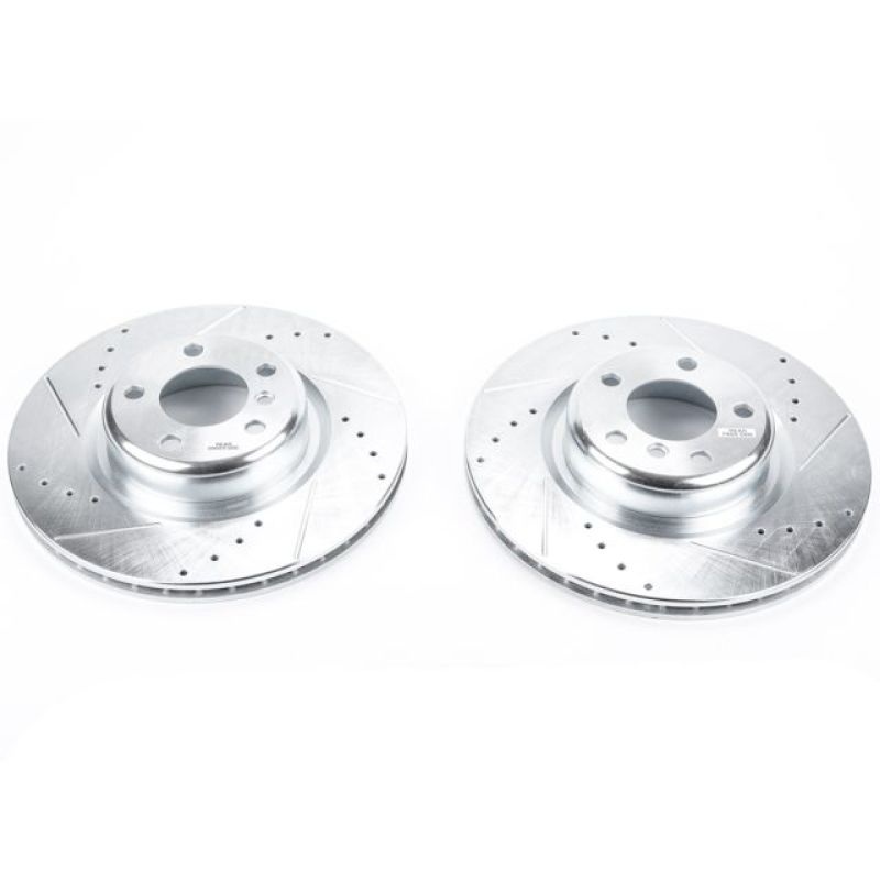 PowerStop Power Stop 14-16 BMW 228i Rear Evolution Drilled & Slotted Rotors – Pair