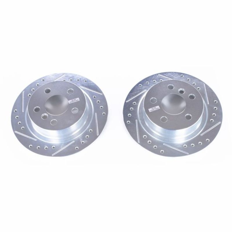 PowerStop Power Stop 14-18 BMW i3 Rear Evolution Drilled & Slotted Rotors – Pair