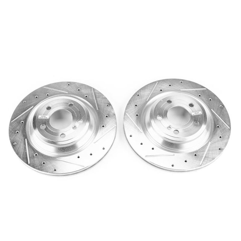 PowerStop Power Stop 15-16 Mercedes-Benz SL400 Rear Evolution Drilled & Slotted Rotors – Pair