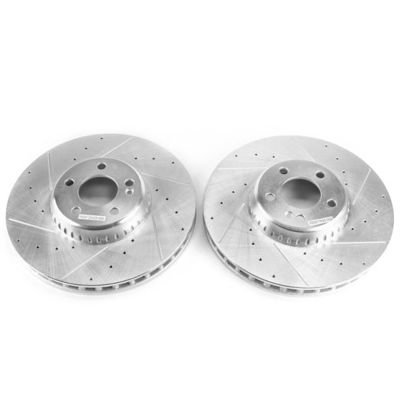 PowerStop Power Stop 15-18 Mercedes-Benz C300 Front Evolution Drilled & Slotted Rotors – Pair