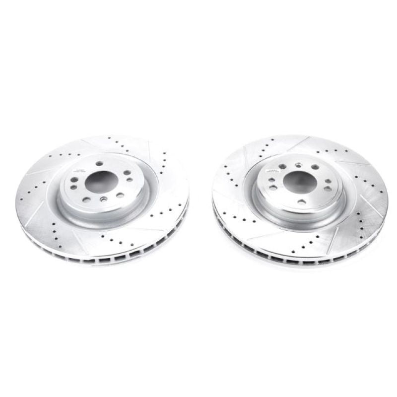PowerStop Power Stop 16-17 Mercedes-Benz GLE300d Front Evolution Drilled & Slotted Rotors – Pair