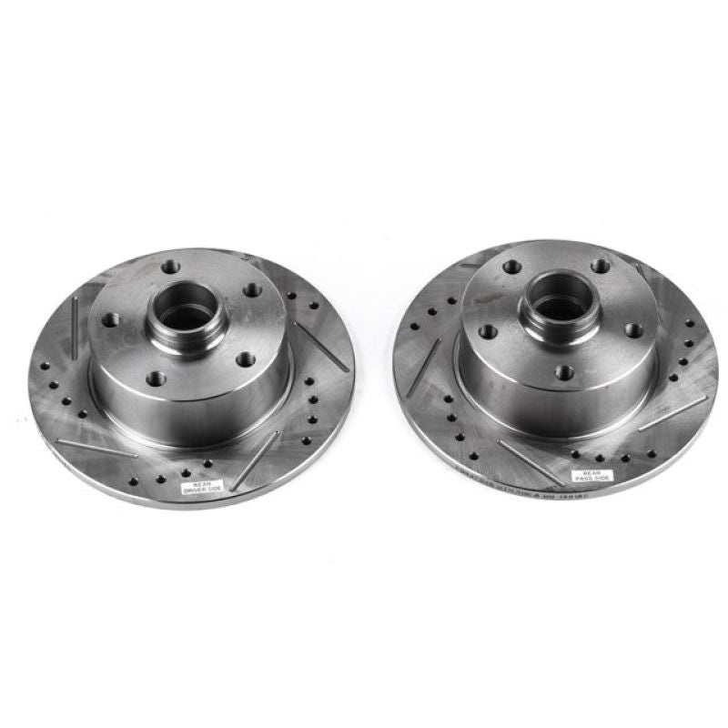 PowerStop Power Stop 96-01 Audi A4 Rear Evolution Drilled & Slotted Rotors – Pair