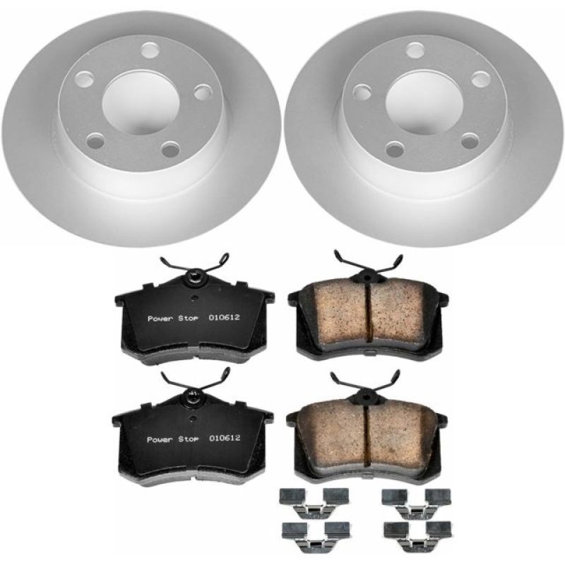 PowerStop Power Stop 01-05 Audi Allroad Quattro Rear Z23 Evolution Sport Coated Brake Kit