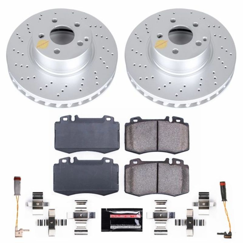 PowerStop Power Stop 04-06 Mercedes-Benz E500 Front Z23 Evolution Sport Coated Brake Kit