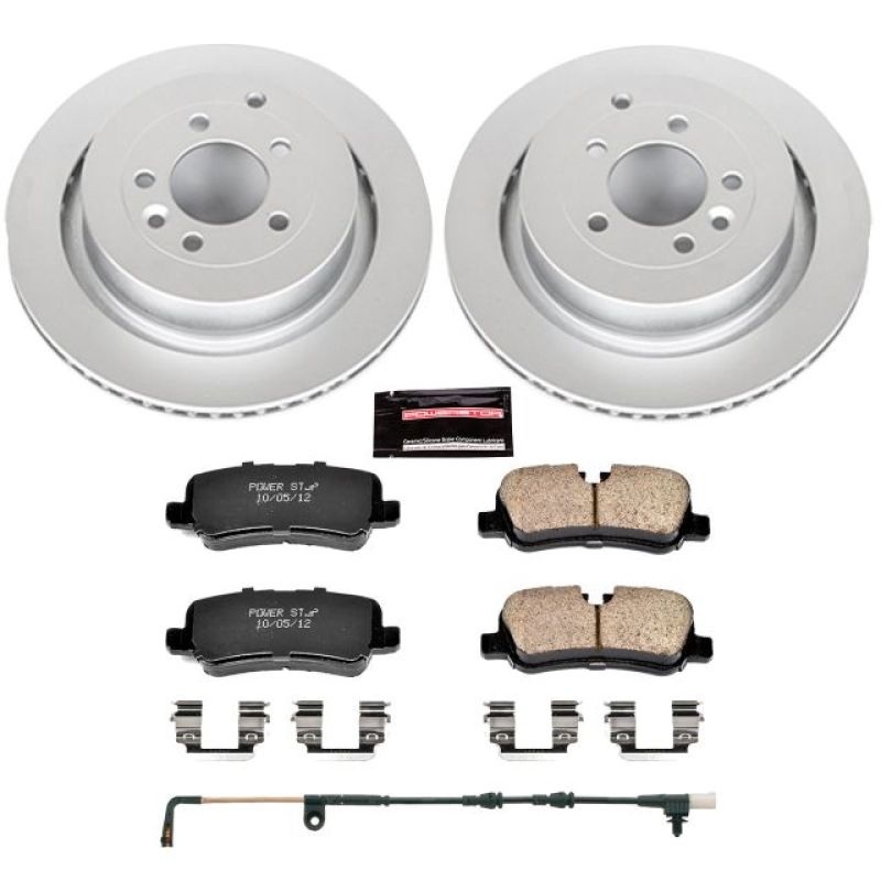 PowerStop Power Stop 10-16 Land Rover LR4 Rear Z23 Evolution Sport Coated Brake Kit