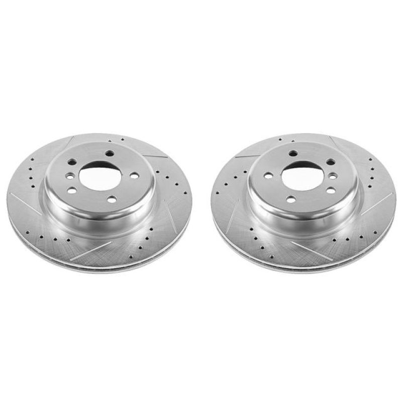 PowerStop Power Stop 11-16 BMW 528i Rear Evolution Drilled & Slotted Rotors – Pair