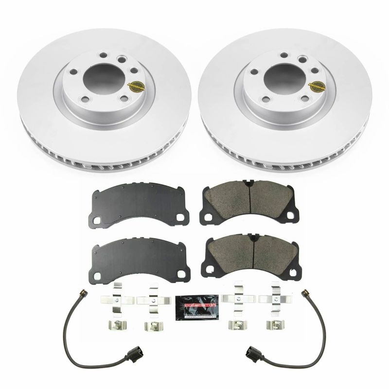 PowerStop Power Stop 13-18 Porsche Cayenne Front Z23 Evolution Sport Coated Brake Kit