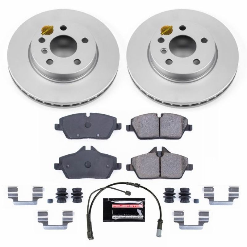 PowerStop Power Stop 14-16 Mini Cooper Front Z23 Evolution Sport Coated Brake Kit