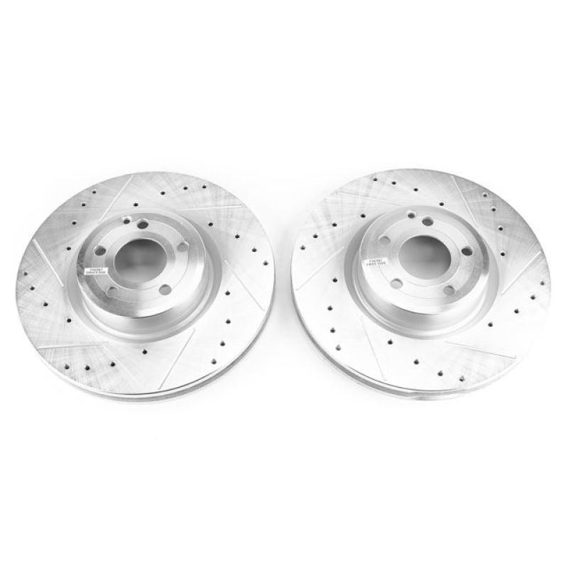 PowerStop Power Stop 15-16 Mercedes-Benz SL400 Front Evolution Drilled & Slotted Rotors – Pair