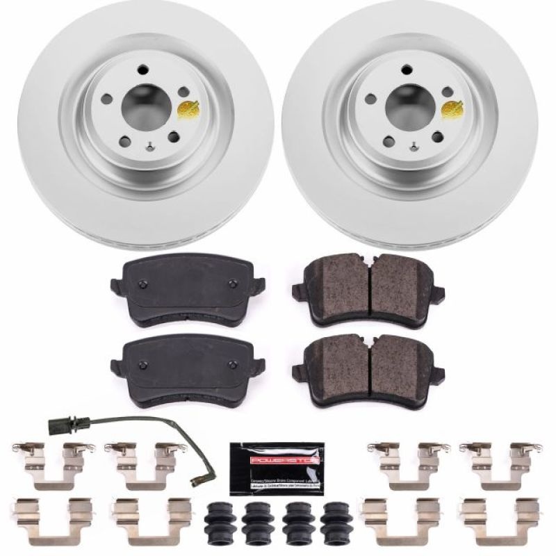 PowerStop Power Stop 16-18 Audi A7 Quattro Rear Z23 Evolution Sport Coated Brake Kit