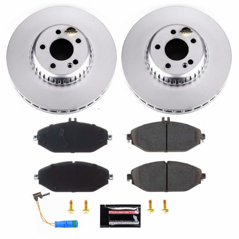PowerStop Power Stop 17-18 Mercedes-Benz C300 Front Z23 Evolution Sport Coated Brake Kit