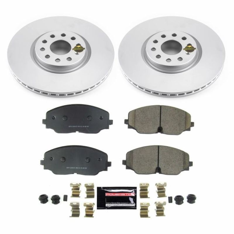 PowerStop Power Stop 18-19 Volkswagen Atlas Front Z23 Evolution Sport Coated Brake Kit