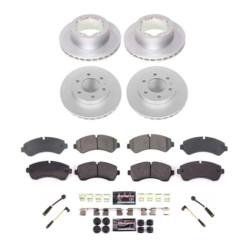 PowerStop Power Stop 19-20 Mercedes-Benz Sprinter 4500 Rear Z23 Coated Brake Kit