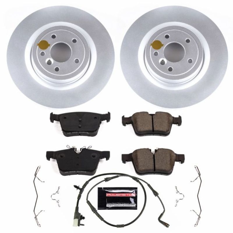 PowerStop Power Stop 2017 Jaguar XE Rear Z23 Evolution Sport Coated Brake Kit