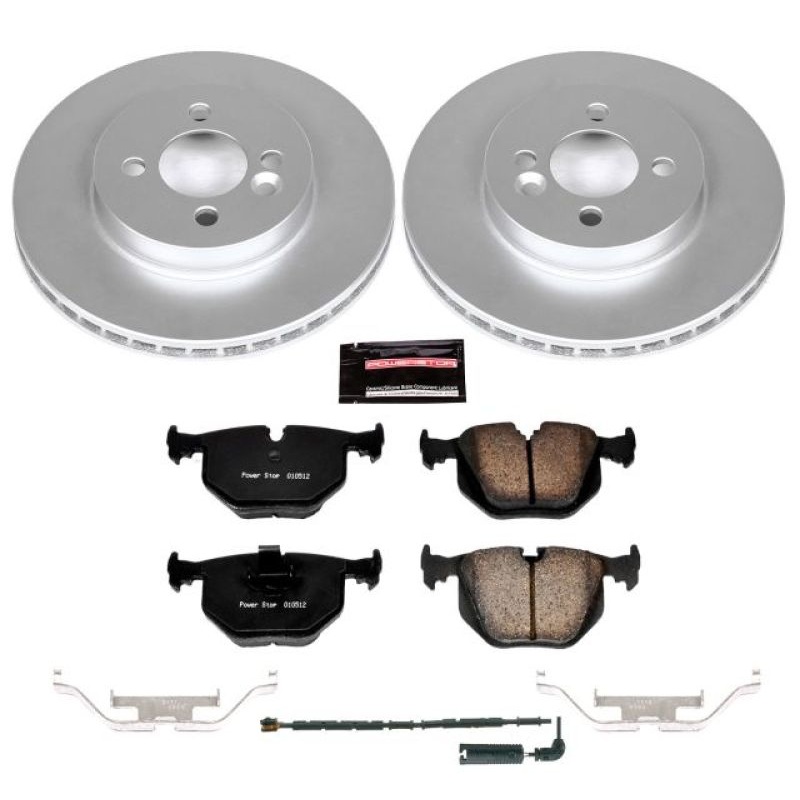 PowerStop Power Stop 01-06 BMW 330Ci Rear Z23 Evolution Sport Coated Brake Kit