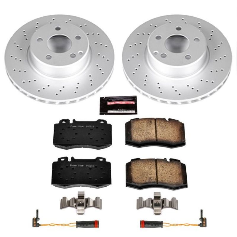 PowerStop Power Stop 03-06 Mercedes-Benz CL500 Front Z23 Evolution Sport Coated Brake Kit