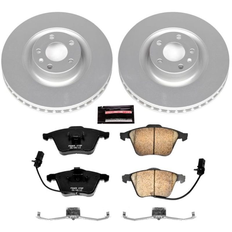 PowerStop Power Stop 04-09 Audi S4 Front Z23 Evolution Sport Coated Brake Kit