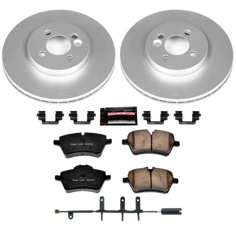 PowerStop Power Stop 07-08 Mini Cooper Front Z23 Evolution Sport Coated Brake Kit