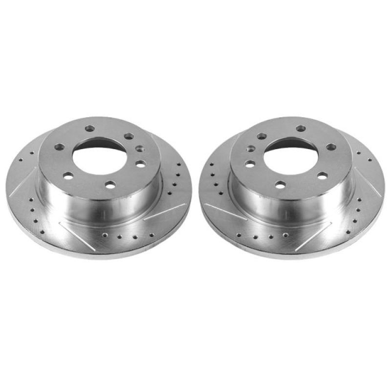 PowerStop Power Stop 07-09 Dodge Sprinter 2500 Rear Evolution Drilled & Slotted Rotors – Pair