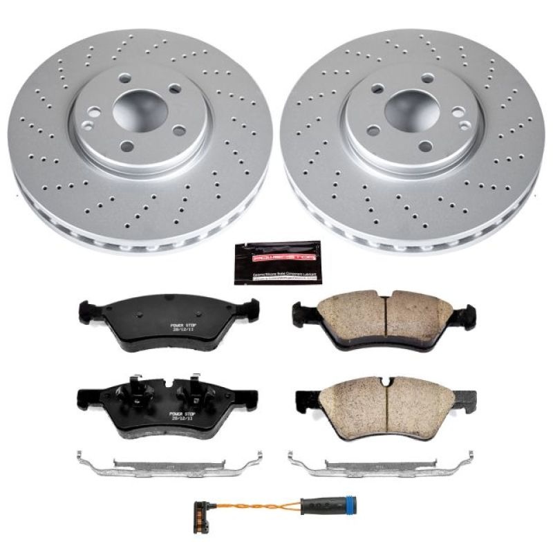 PowerStop Power Stop 07-09 Mercedes-Benz E350 Front Z23 Evolution Sport Coated Brake Kit