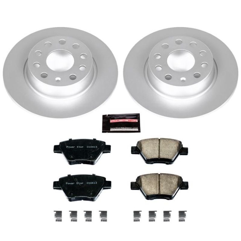 PowerStop Power Stop 10-12 Audi A3 Rear Z23 Evolution Sport Coated Brake Kit