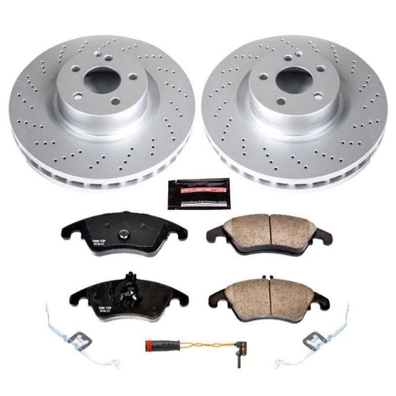 PowerStop Power Stop 12-15 Mercedes-Benz C250 Front Z23 Evolution Sport Coated Brake Kit