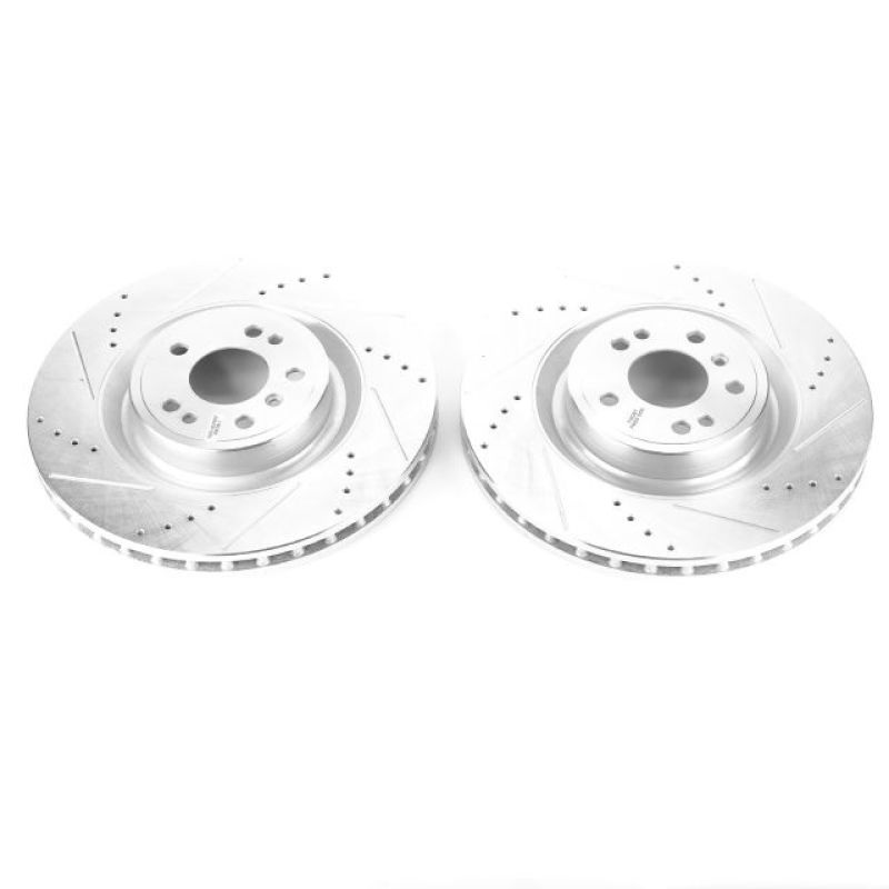 PowerStop Power Stop 13-16 Mercedes-Benz GL350 Front Evolution Drilled & Slotted Rotors – Pair