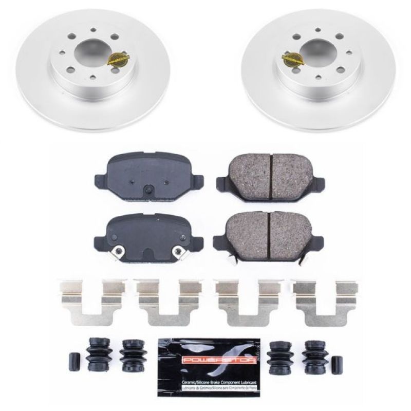 PowerStop Power Stop 13-18 Fiat 500 Rear Z23 Evolution Sport Coated Brake Kit