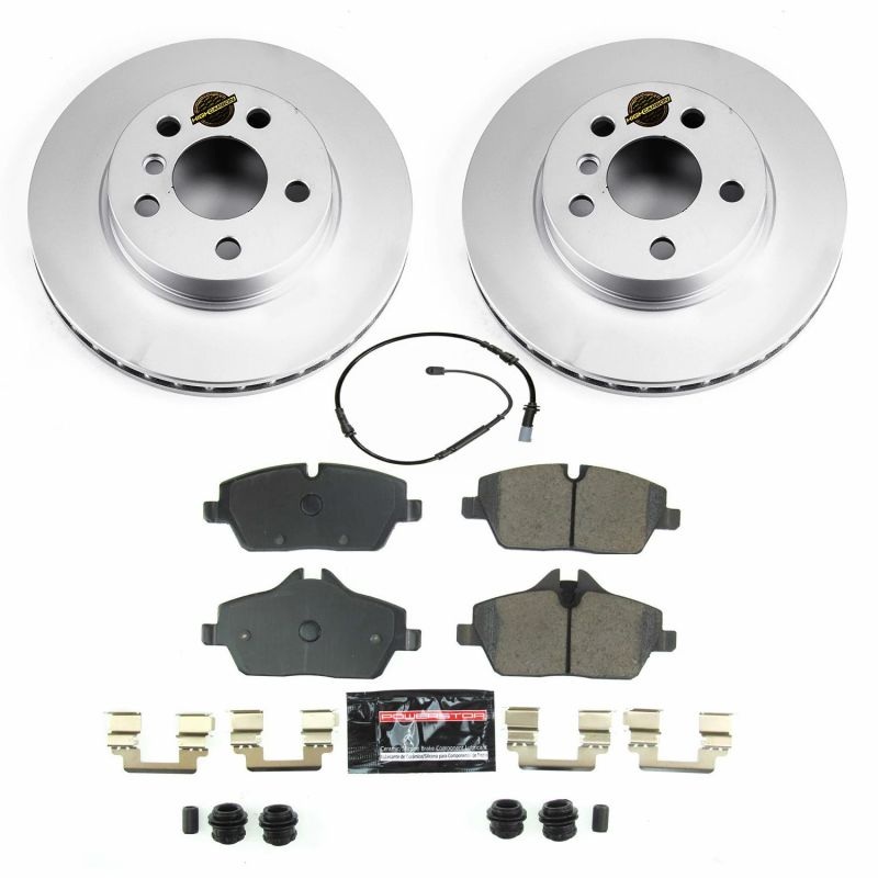 PowerStop Power Stop 14-19 BMW i3 Front Z23 Evolution Sport Coated Brake Kit