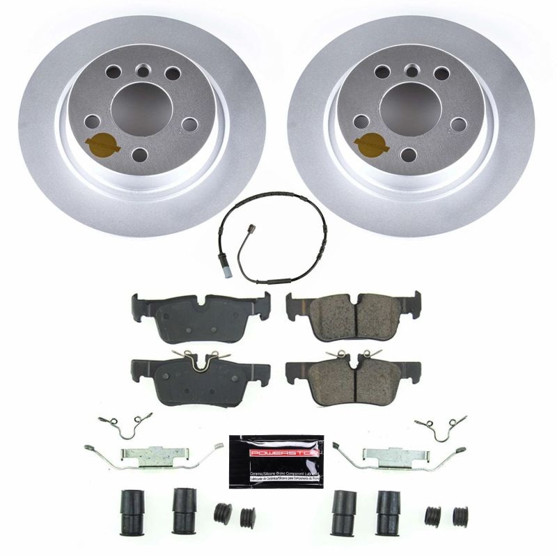 PowerStop Power Stop 14-19 BMW i3 Rear Z23 Evolution Sport Coated Brake Kit