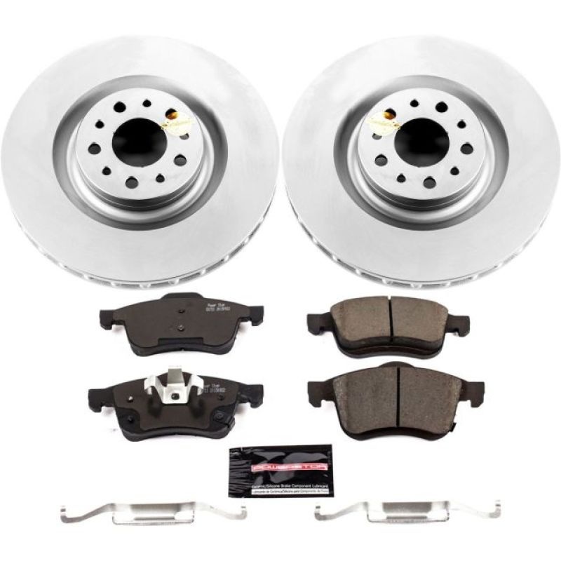 PowerStop Power Stop 14-19 Fiat 500L Front Z23 Evolution Sport Coated Brake Kit
