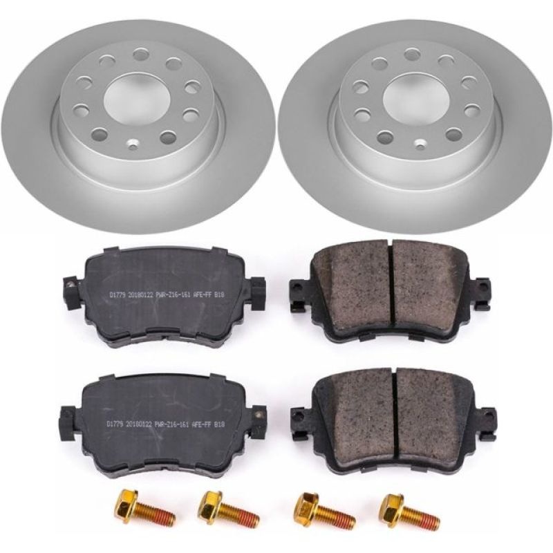 PowerStop Power Stop 15-18 Volkswagen Golf Rear Z23 Evolution Sport Coated Brake Kit