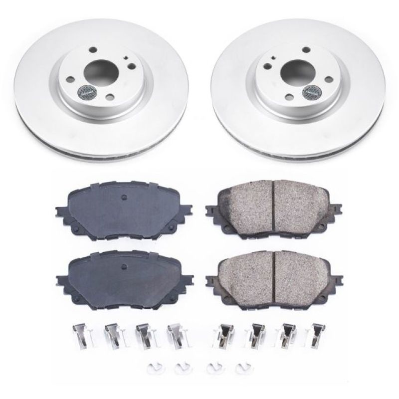 PowerStop Power Stop 17-19 Fiat 124 Spider Front Z17 Evolution Geomet Coated Brake Kit