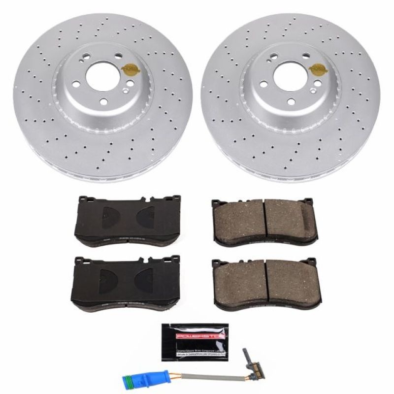 PowerStop Power Stop 18-21 Mercedes-Benz S560 Front Z23 Coated Brake Kit