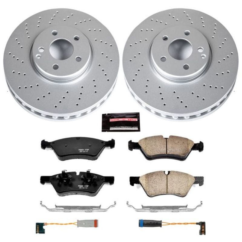 PowerStop Power Stop 2006 Mercedes-Benz E500 Front Z23 Evolution Sport Coated Brake Kit