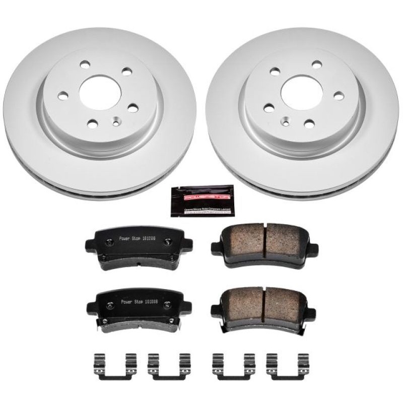 PowerStop Power Stop 2010 Buick Allure Rear Z17 Evolution Geomet Coated Brake Kit
