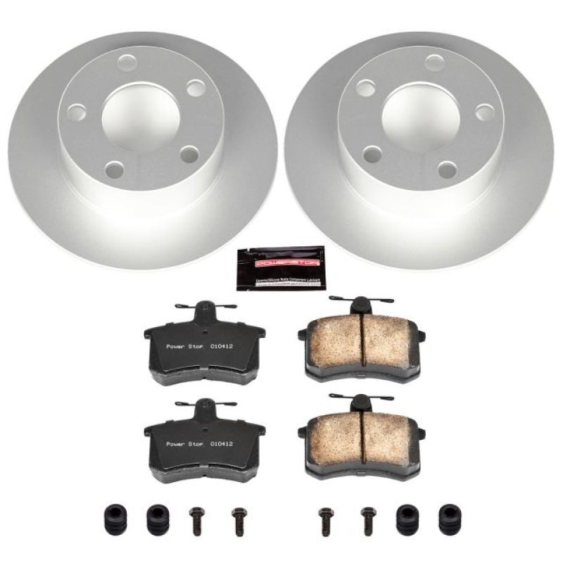 PowerStop Power Stop 95-97 Audi A6 Rear Z23 Evolution Sport Coated Brake Kit