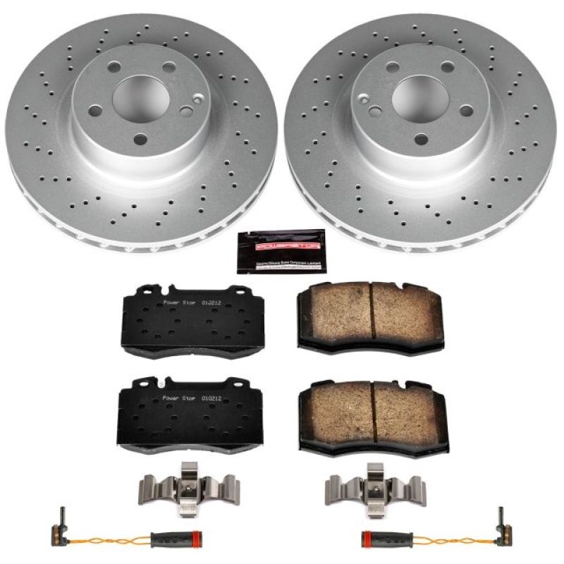 PowerStop Power Stop 00-03 Mercedes-Benz CL500 Front Z23 Evolution Sport Coated Brake Kit