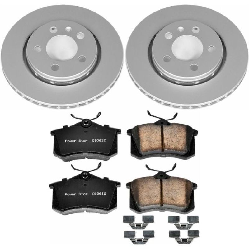PowerStop Power Stop 00-06 Audi TT Quattro Rear Z23 Evolution Sport Coated Brake Kit
