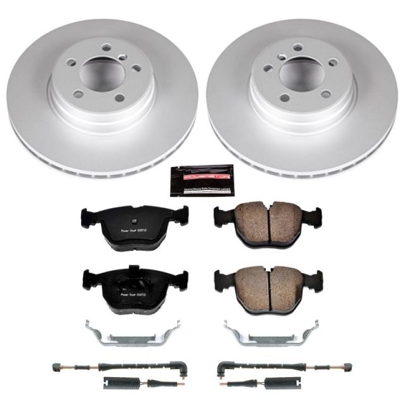 PowerStop Power Stop 03-05 Land Rover Range Rover Front Z23 Evolution Sport Coated Brake Kit