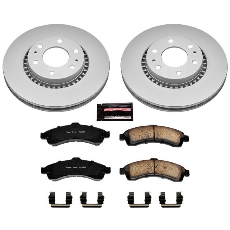 PowerStop Power Stop 04-05 Buick Rainier Front Z17 Evolution Geomet Coated Brake Kit