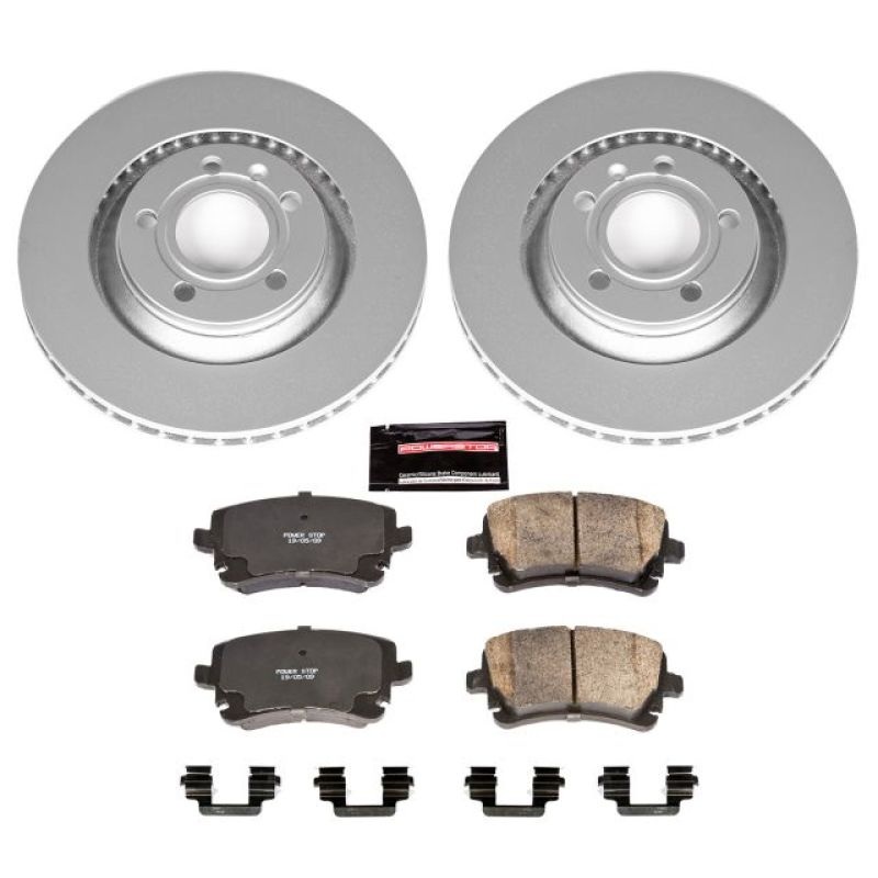 PowerStop Power Stop 04-09 Audi S4 Rear Z23 Evolution Sport Coated Brake Kit