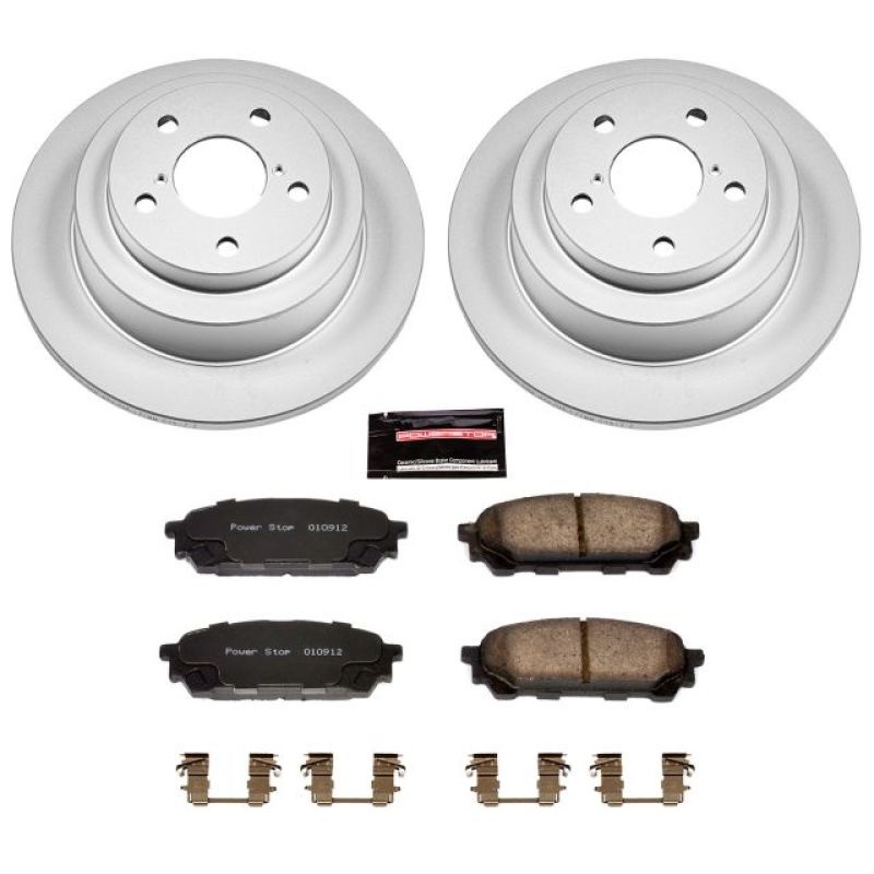 PowerStop Power Stop 05-06 Saab 9-2X Rear Z17 Evolution Geomet Coated Brake Kit