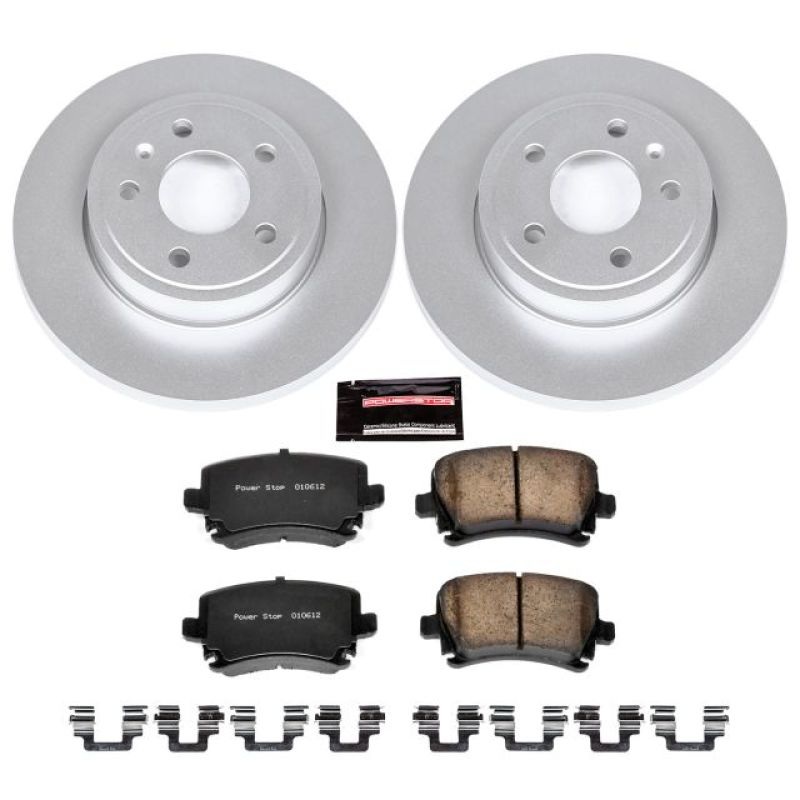PowerStop Power Stop 05-09 Audi A4 Rear Z23 Evolution Sport Coated Brake Kit