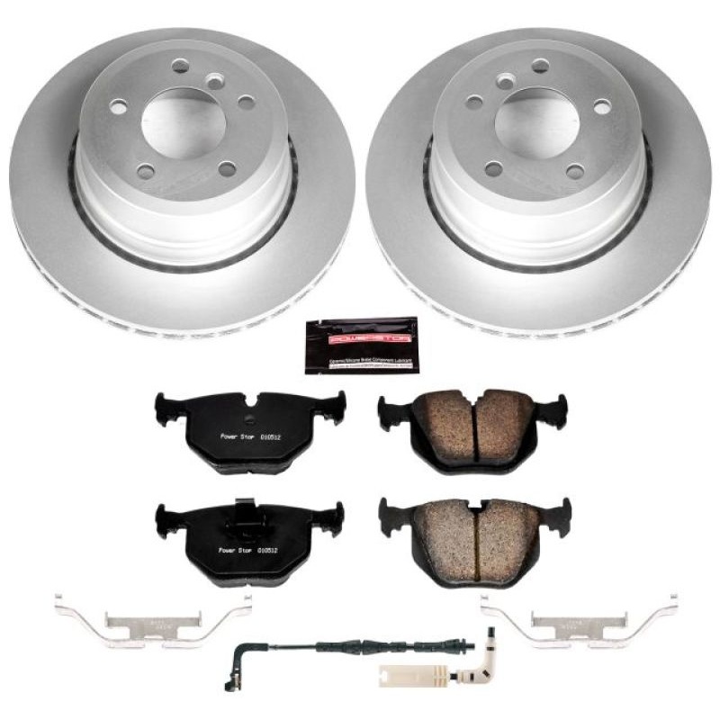 PowerStop Power Stop 06-07 BMW 525xi Rear Z23 Evolution Sport Coated Brake Kit