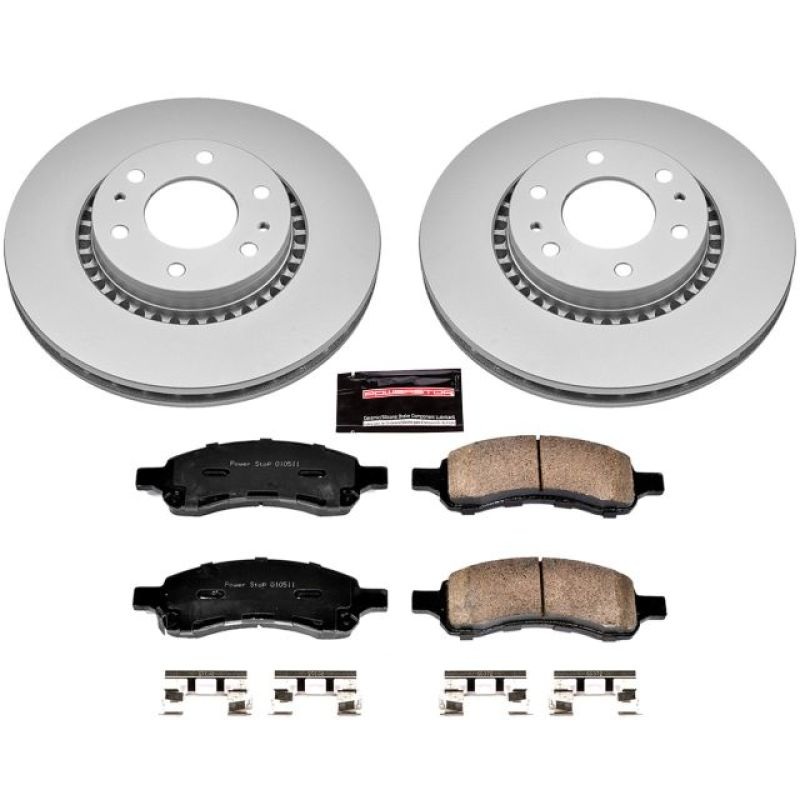 PowerStop Power Stop 06-07 Buick Rainier Front Z17 Evolution Geomet Coated Brake Kit
