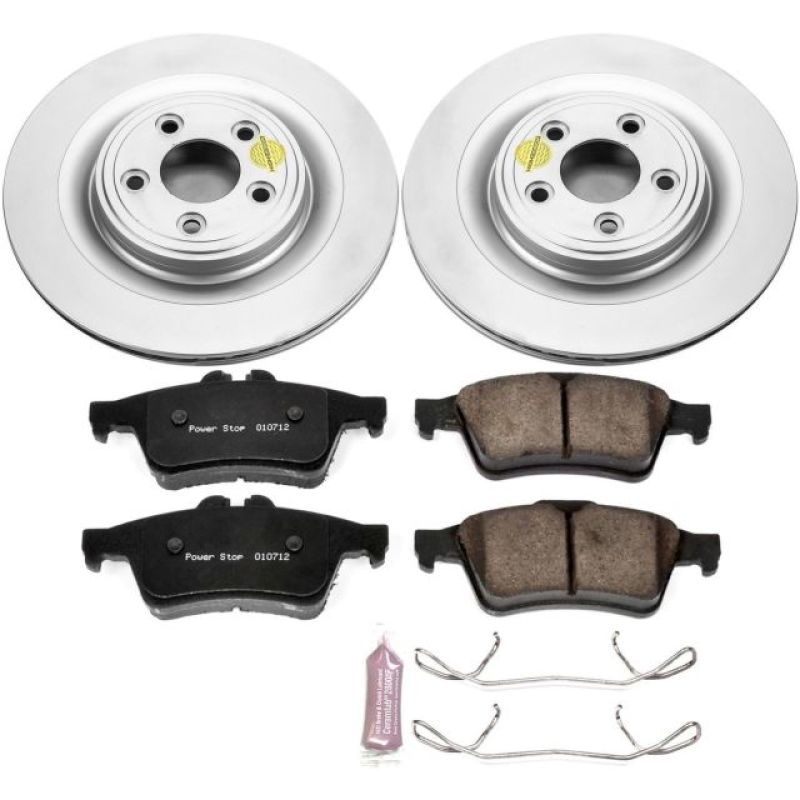 PowerStop Power Stop 06-08 Jaguar S-Type Rear Z23 Evolution Sport Coated Brake Kit