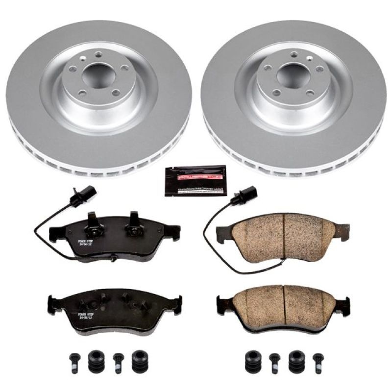 PowerStop Power Stop 07-09 Audi S8 Front Z23 Coated Brake Kit
